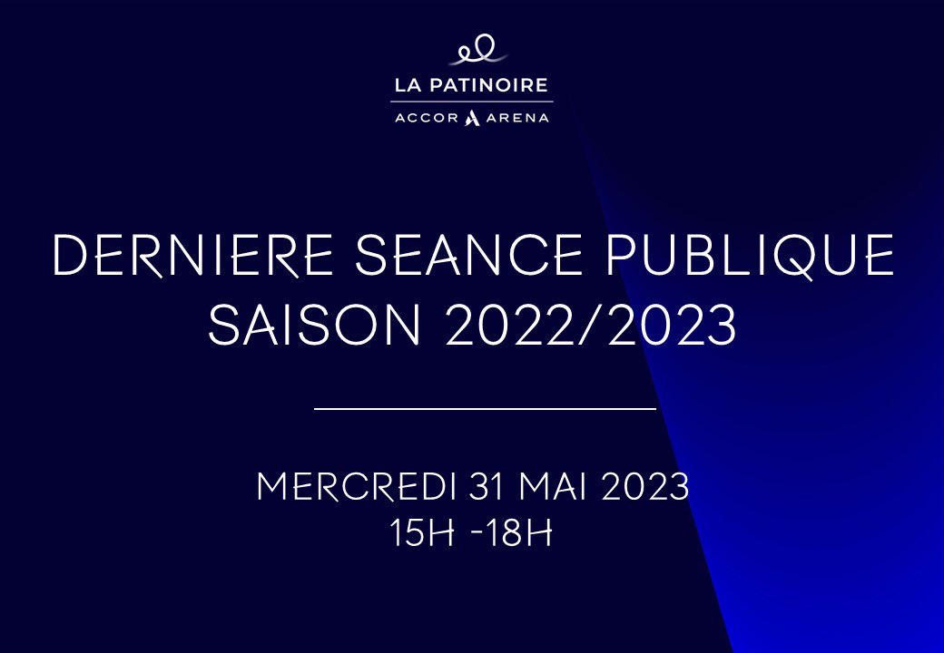 ❄️⛸ La saison 22/23 touche à sa fin, notre dernière séance aura lieu mercredi 31 mai, de 15h à 18h.
On se donne rendez-vous en Septembre pour la rentrée avec une nouvelle saison qui s'annonce encore plus incroyable que les précédentes ⛸❄️