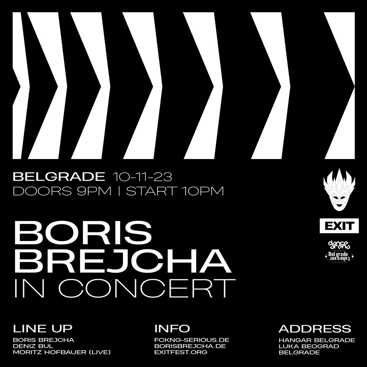 Boris Brejcha In Concert
BELGRADE 2023 🇷🇸
_
Tickets 🎫
exitfest.org/ulaznice/srbija