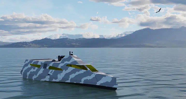 RN seeks new high-speed, low-signature Commando Insertion Craft (CIC) replacement for LCVP (@RoyalMarines Landing Craft - Personnel/Vehicle) Pictured: @StellerSystems Sabre concept Via @rich_scott2 @navalnewscom navalnews.com/event-news/cne…