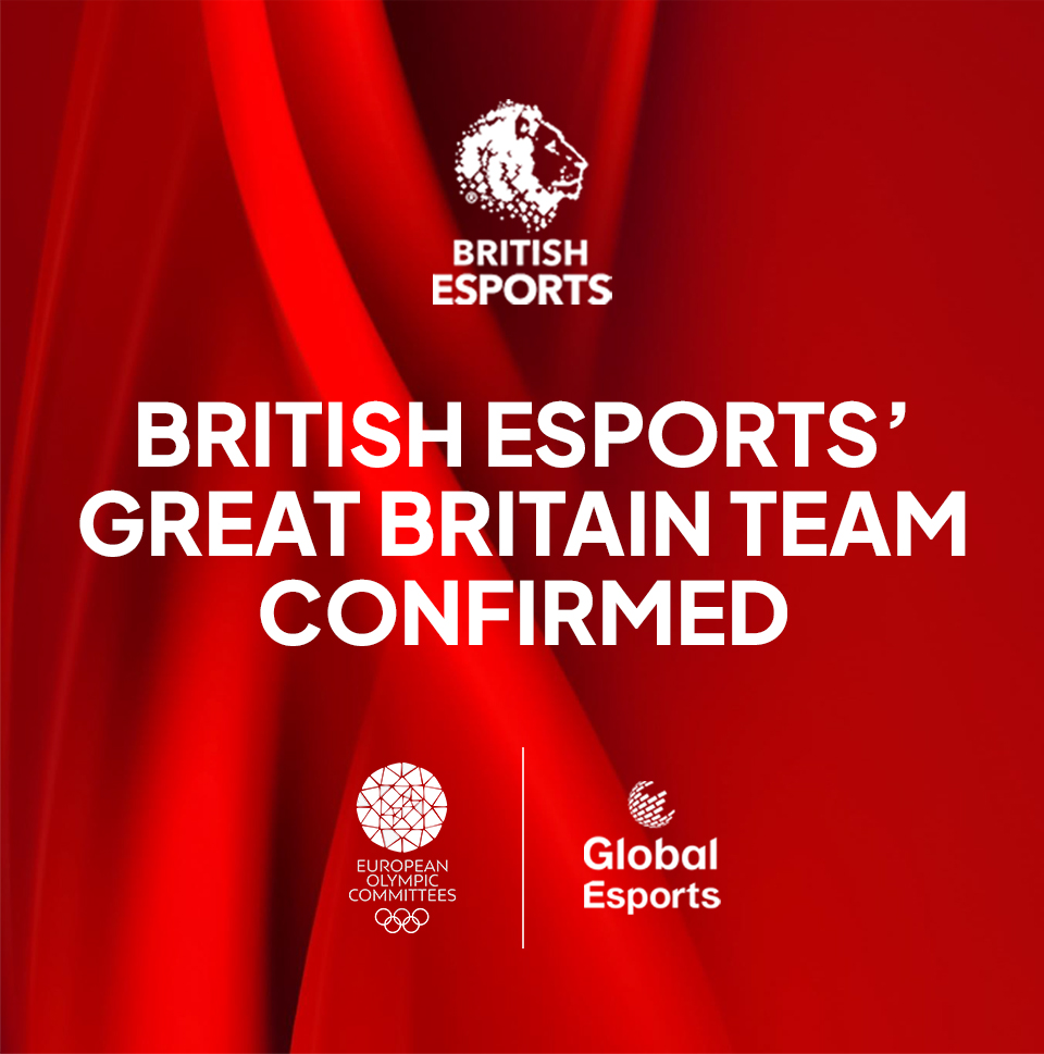 Our team for the inaugural European Games Esports Championships in Katowice, Poland, has been confirmed! 💪 📰 bit.ly/GBEGE23 📰 #EGE23