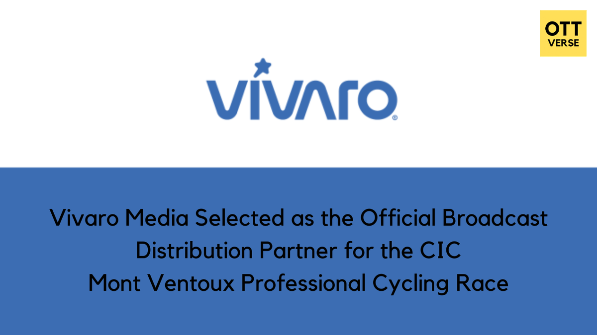 @GrupoVivaro  Media Selected as the Official Broadcast Distribution Partner for the CIC Mont Ventoux Professional Cycling Race.

Read more : zurl.co/VQzw   

#ott #ottverse