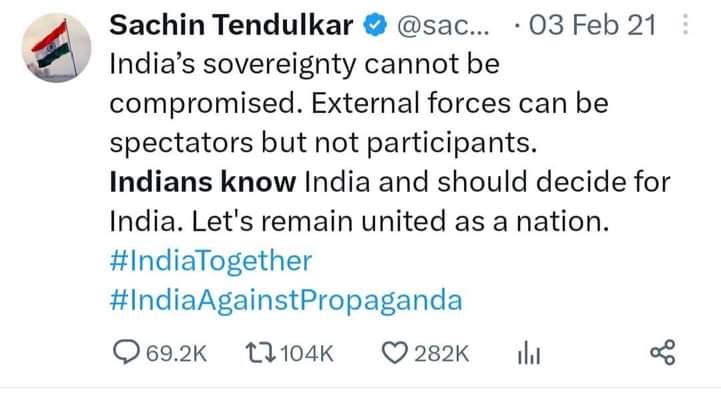 nabeel_mhd1's tweet photo. @sachin_rt Sachin Paji... As a big fan of you both on and off the field, I want you to support the protest of wrestlers. Many of your fans are waiting for your response. https://t.co/IawThdVHun