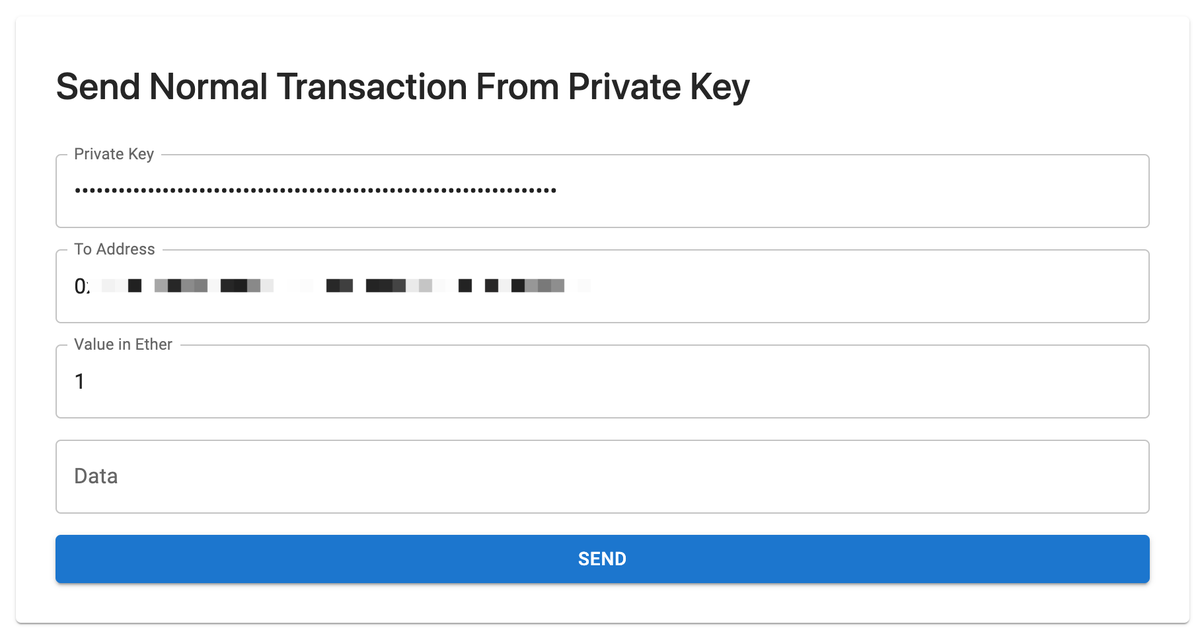 aries_wallet's tweet photo. We have added the function of sending transactions from a private key on the Transaction page. You can use it to send regular transfers, deploy contracts, or any other functionality you desire.😆 https://t.co/nzYbKQIKmg