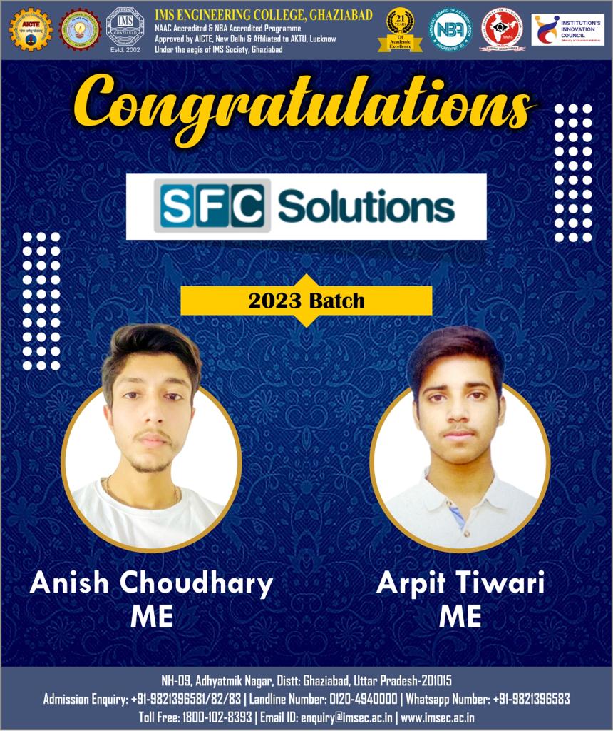 Cheers on your remarkable accomplishment.
Best of luck for your endeavours.
#imsec143 #engineering #college #aktu #btech #campus #admissionopen #AICTE #mca #mba #mbaadmission #placement #aktu_india #RESULTS