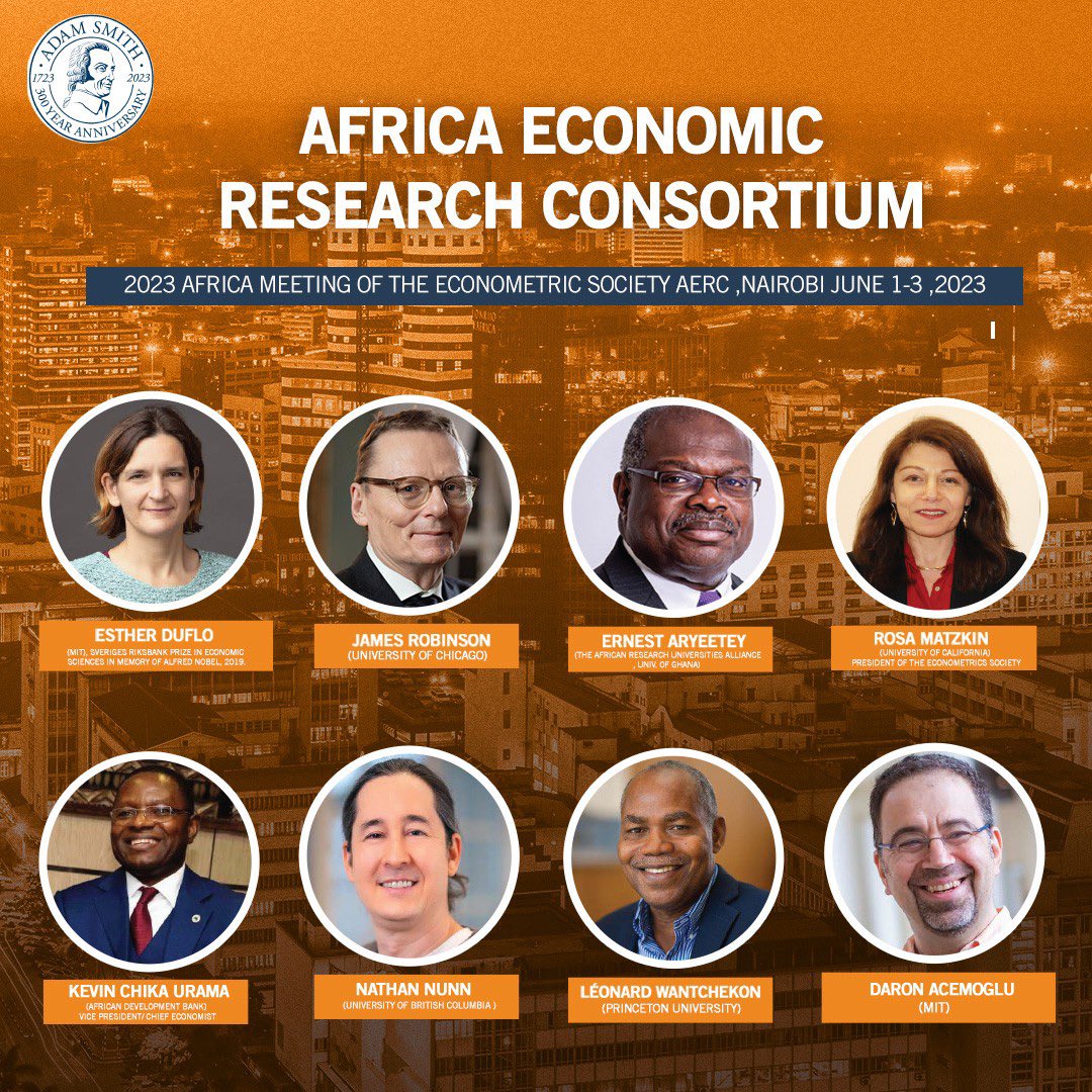 😀Happy to be in 🇰🇪 for the @AERCAFRICA AFES 2023

Join my #DERGDK colleagues in the following sessions:

🔸 Gender Economics 1
🔸 Governance 1
🔸 Governance 2

And the session on Human Capital : Poverty, Labour Markets and Inequality, which I coordinate.

#WeareAERC 
#AERCImpact