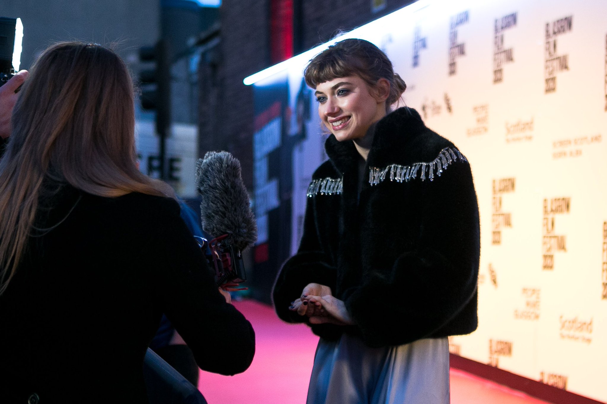 Wishing a very happy birthday to Imogen Poots, here on the red carpet for Vivarium back for 