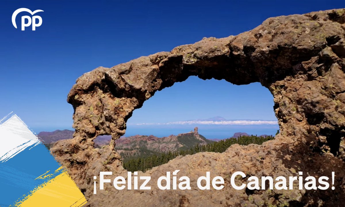 ¡Feliz día de Canarias! 🤍💙💛