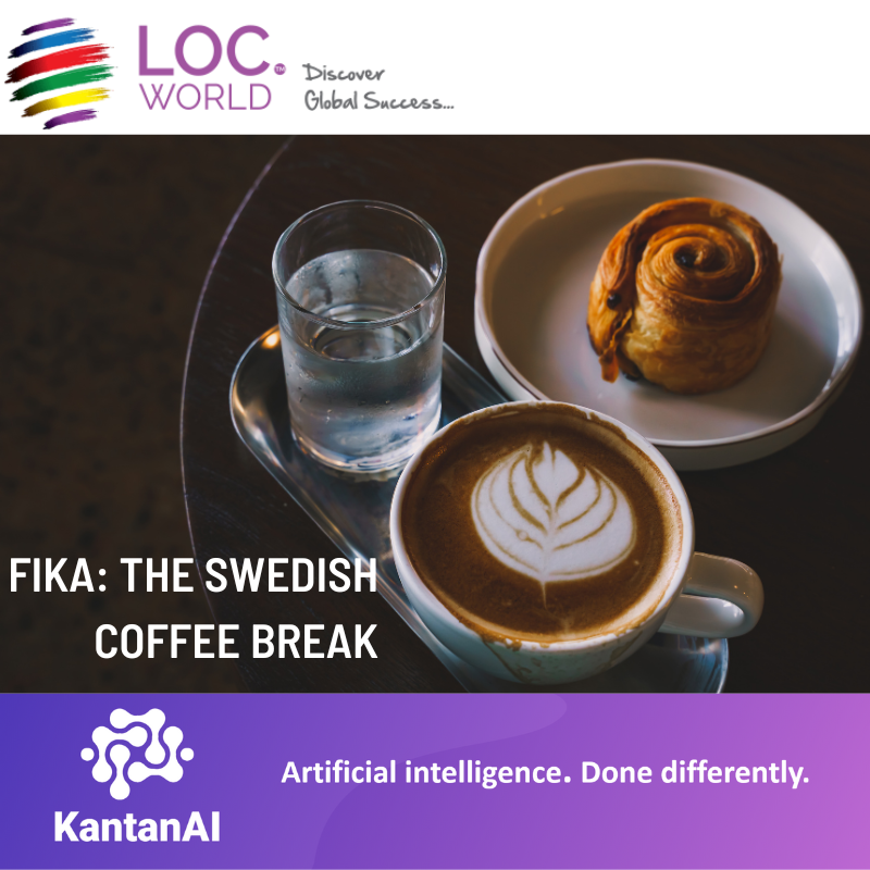 Let's grab a Fika and chat about how Keywords Studios' end-to-end managed services and KantanAI's NMT solutions can simplify your localization process. #LocWorld49 #KeywordsStudios #KantanAI #EfficientLocalization #GameChanger #translate #L10N