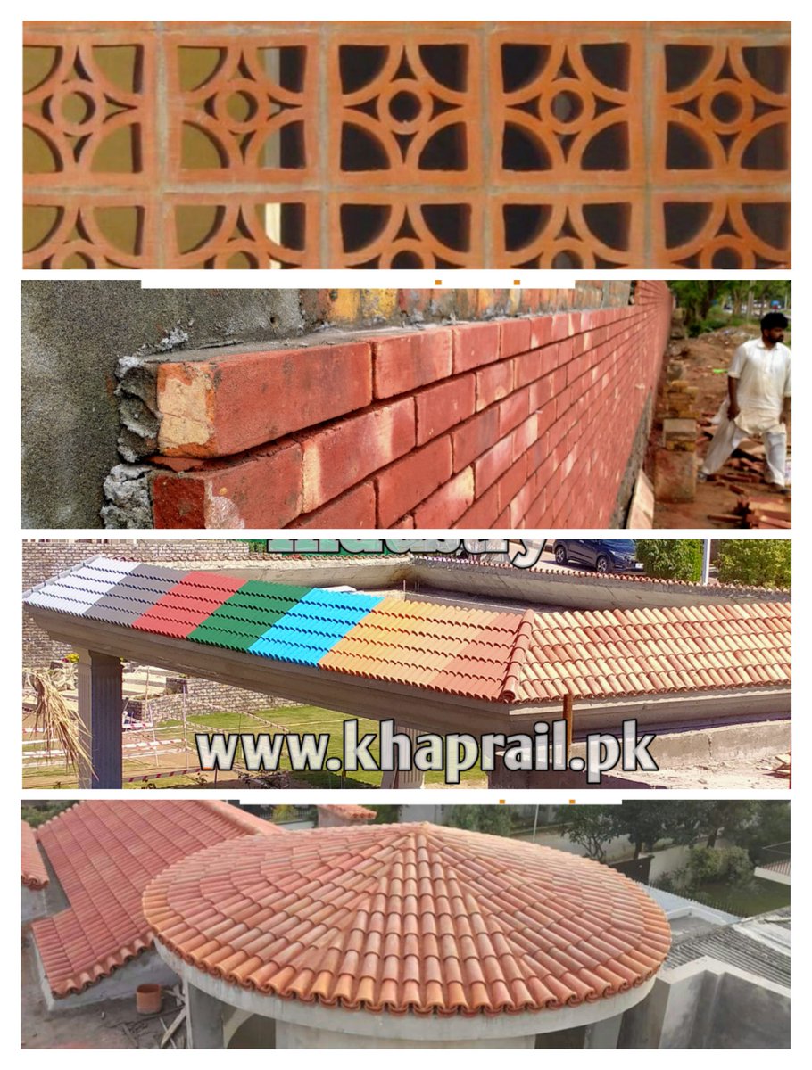 khaprail_tiles's tweet photo. Natural Clay Tiles 03330953250
We deal in all kinds of clay tiles.
#khaprail #Clayrooftiles
#Claytile #Pakclaytiles #Floorclaytiles #Clayroofing #roofing #glazedkhaprail #terracota #terracotatiles #khaprailtiles
#spanishtiles #barreldesigntiles #murleeclaytile #specialkhaprail https://t.co/9zNmYPUCd9