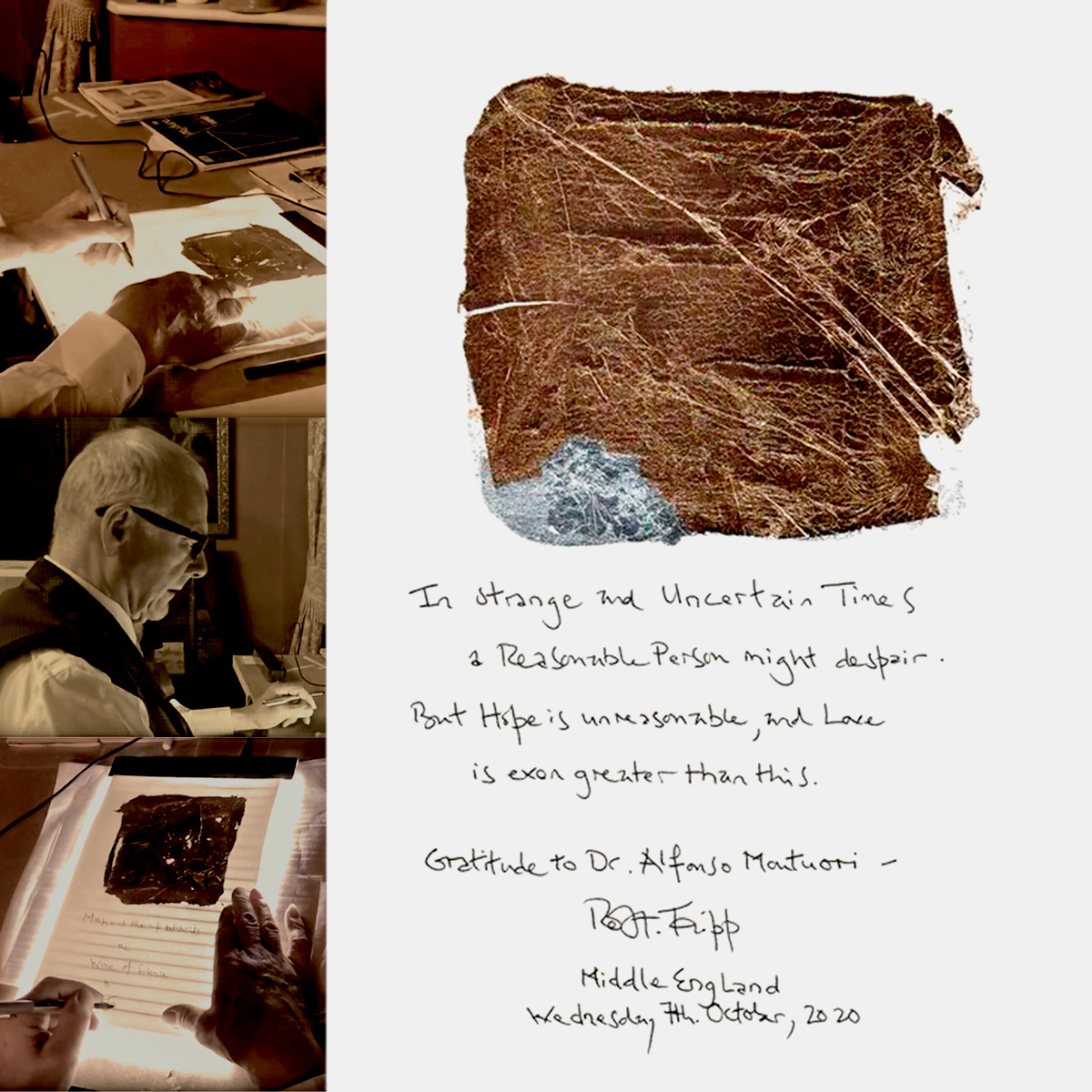 "In any situation where I need guidance, there is a Guitar Craft Aphorism to indicate the direction." RF
robertfripp.mymerch.studio/handwritten-by…