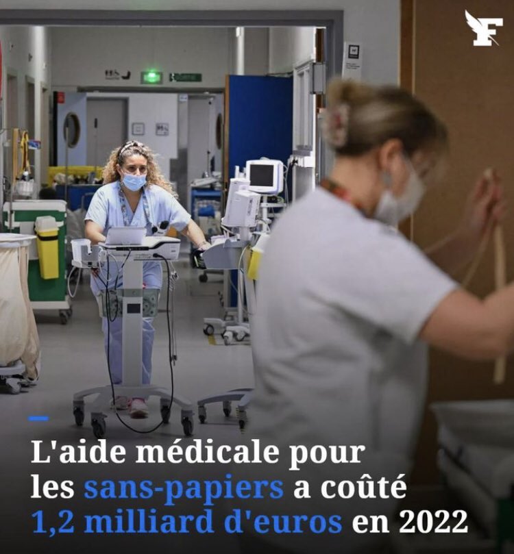 OUI il faut supprimer l’AME @SudRadio !
1,2 milliard d’euros dépensés en 2022 pour les sans-papiers pendant que nos parents & grands-parents payent des mutuelles hors de prix pour se soigner et que la Sécurité Sociale rembourse 0,03 cts par verre optique !
C’est une honte ! #AME