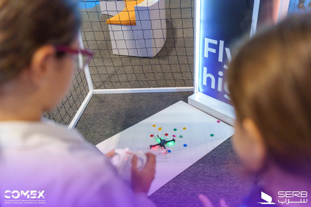 Wrapping up #Comex2023🌟
 It was a pleasure discussing the future of Drones at <a href="/comexglobalex/">COMEX: Global Technology Show</a>. Special thanks to <a href="/Omantel/">Omantel عمانتل</a> Innovation Labs for their invaluable support.
At #SERB, we're committed to driving innovation in the drone ecosystem, in Oman and beyond.
#Aligning_skies