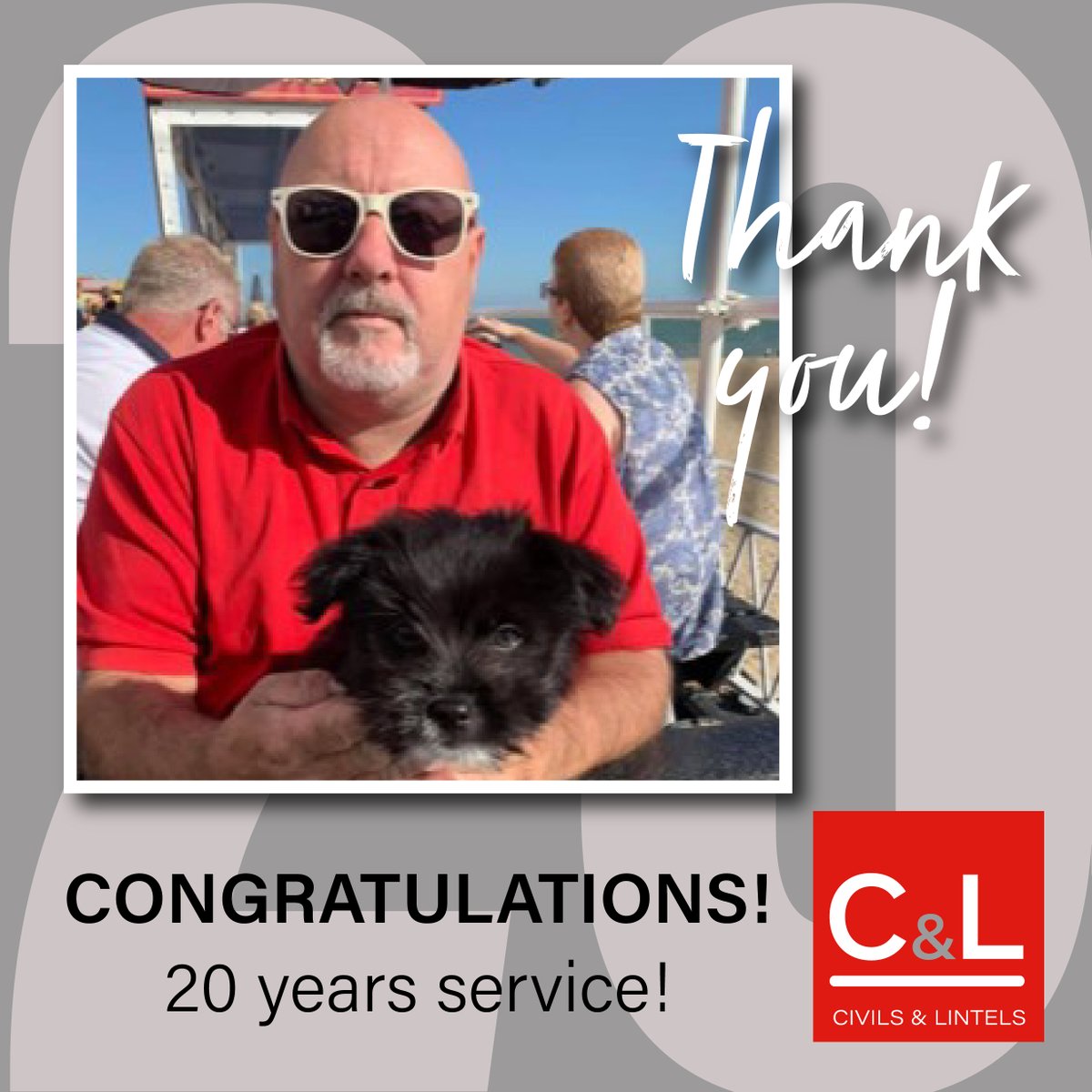 Today we are celebrating the long service of one of our dedicated Yard &amp; Transport Supervisors – Kevin Cox.

Kevin has been with us for 20 years today and is a much valued colleague in our Birmingham West depot. Congratulations Kevin!

#congratulations #celebrate #longservice