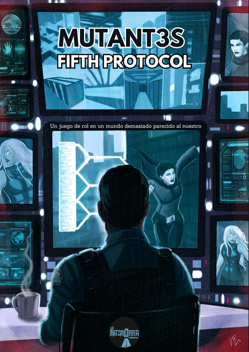 Suseyaediciones's tweet image. Portada del nuevo Mutantes en la Sombra, el nombre de esta tercera edición del juego es: Mutant3s Fifh Protocol.
Dentro de poco en Verkami.
Obra de la maravillosa ilustradora @VirBerrocal
#Mutantesenlasombra 
#mutant3sfifthprotocol
#juegoderol #verkami