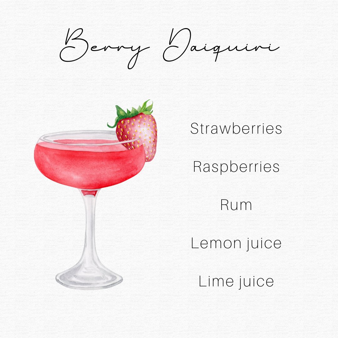 Sip on the sweetness of summer with this refreshing Berry Daiquiri, a burst of vibrant flavours that transport you to tropical paradise. Cheers to sunny days and delicious memories! 🍓

cameoeventhire.co.uk

#eventhire #eventplanner #marqueehire