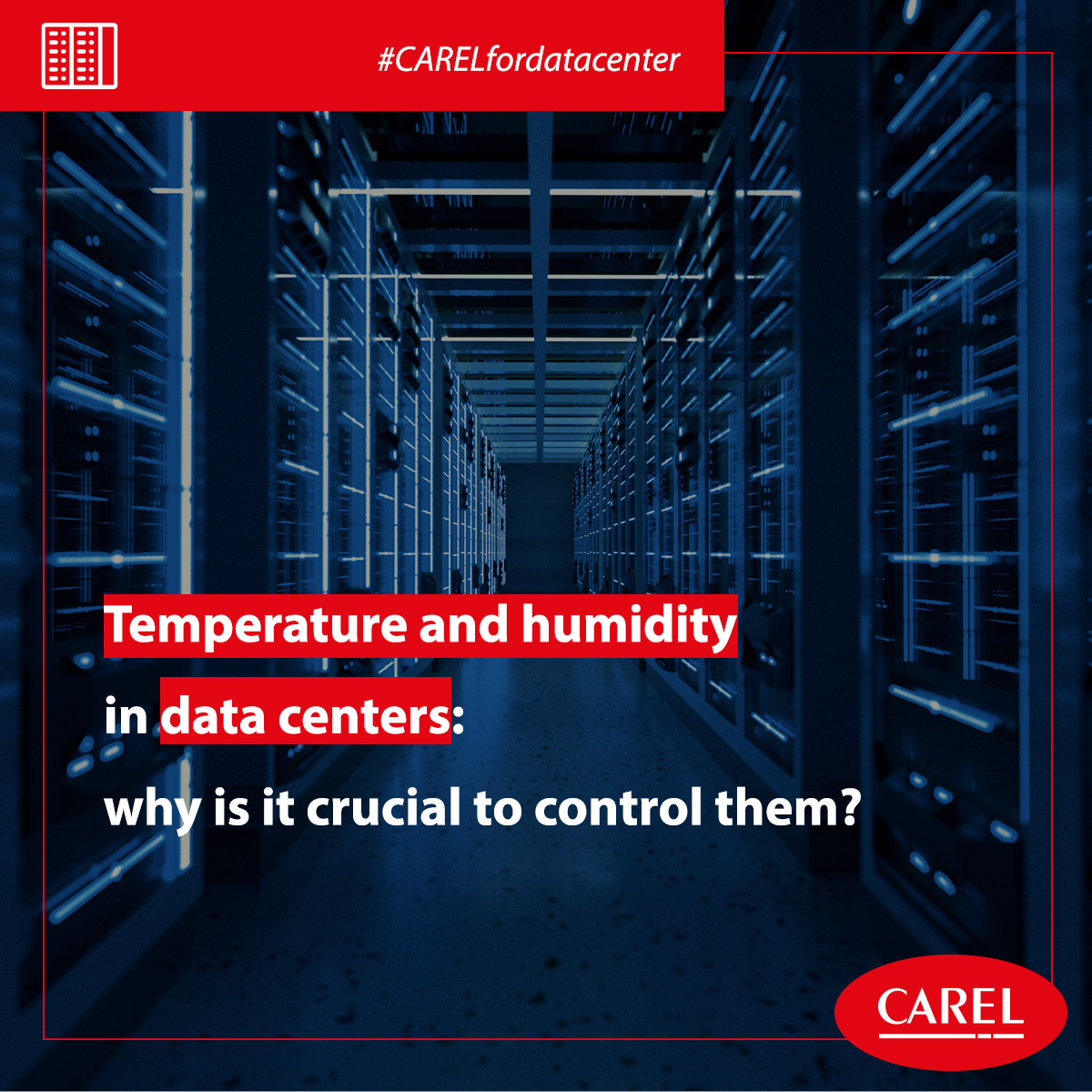 CAREL_group's tweet image. #Temperature must be controlled to ensure optimum operating conditions and dispose of the heat generated through the #ACsystems. Also, #HumidityControl systems lower the probability of electrostatic discharge.
Learn more: bit.ly/45DGu2w
#CARELfordatacenter