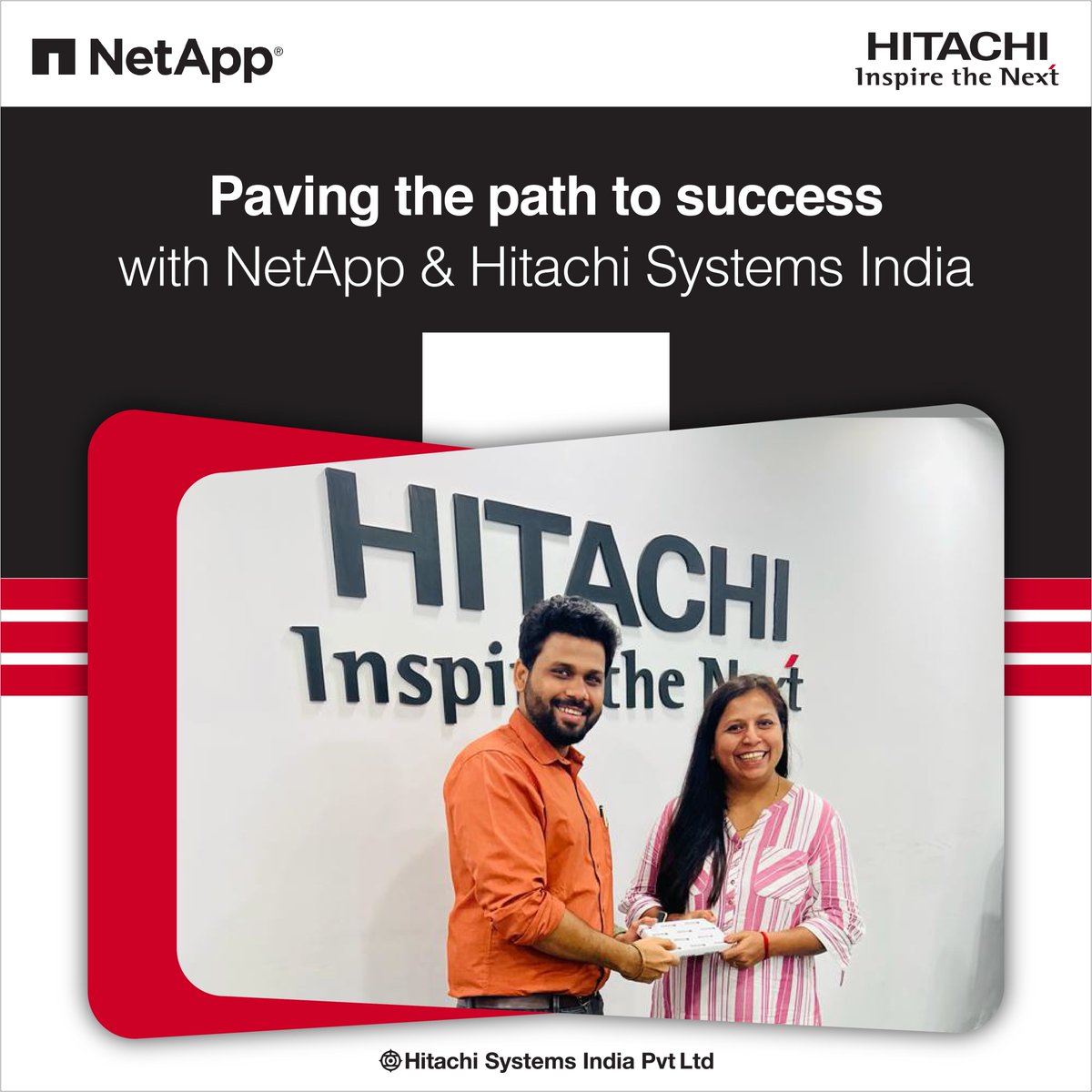 HitachiSysIndia's tweet photo. Team #HitachiSystemsIndia wrapped up a super successful #BlitzDay with #NetApp. The event was a brilliant depiction of the great solutions and opportunities that lie ahead for the whole team.
A marvellous day indeed!
#CollaborateToInnovate #PoweringGood #InspireTheNext https://t.co/2OVgvDwflJ