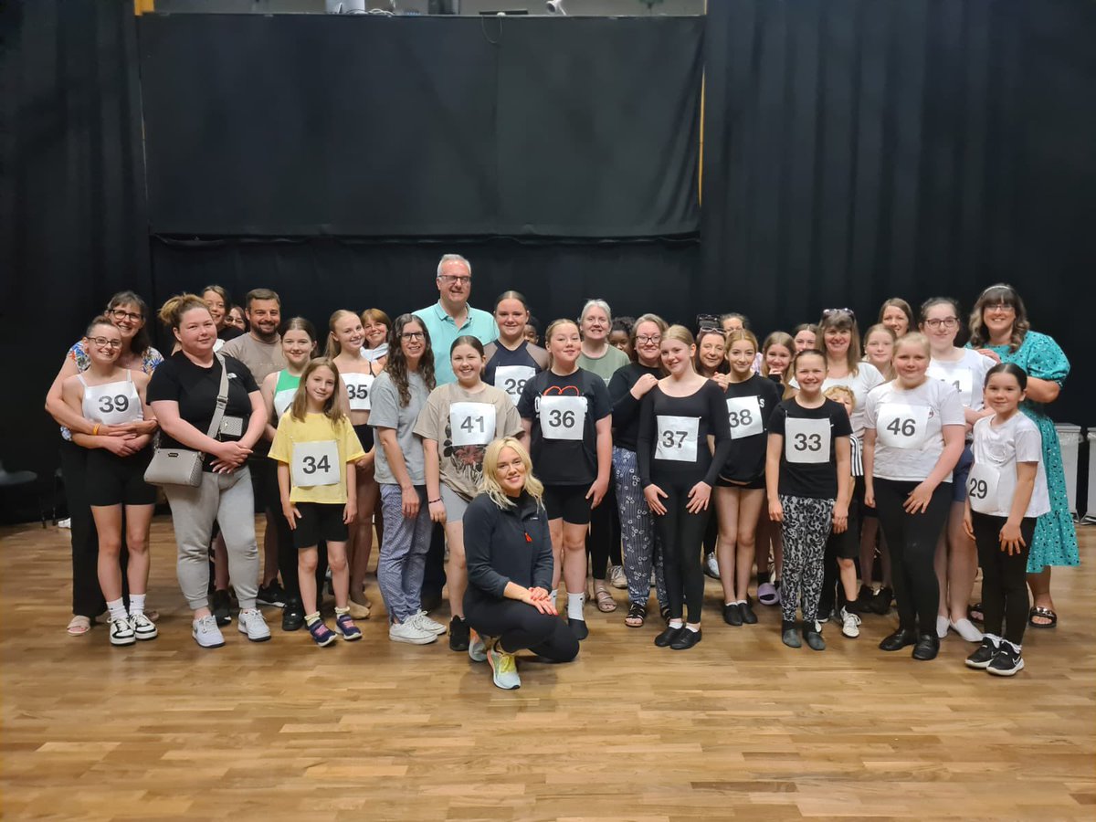 And here’s our fab @thecorecorby afternoon #audition session. Look at these lovely lot giving up a day of the bank holiday to make #panto #magic thank you!