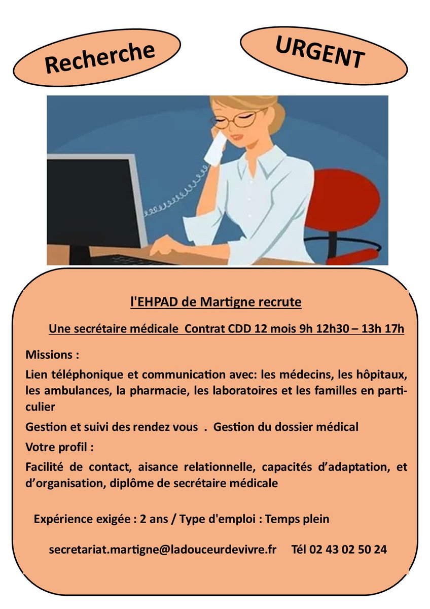 Résidences Médicalisées Alexain Martigne Montsurs tweet media