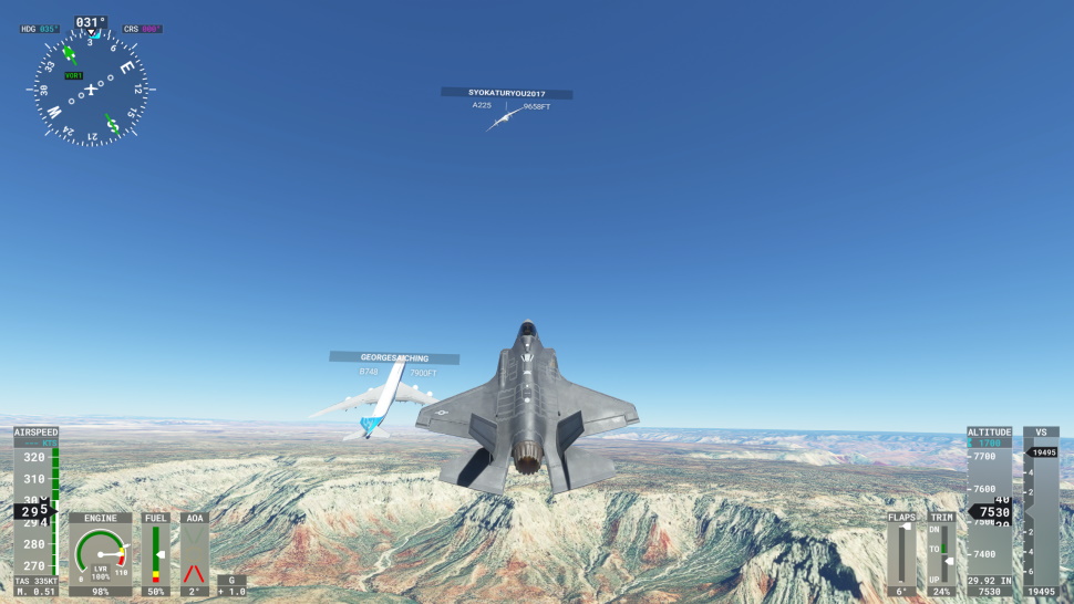 AvionChibi's tweet image. あの気難しくてらっしゃるB747さまで✈450ノットで谷間飛行やら空中戦やらダム着陸やら👏👍🤣#いかくま さんパイセン方さすがです🤩ありがとうございました🙏#GrandCanyon😍
😍#BelugaModPlease for #msfs2020 💕🐬#iniBuilds🙏 #PMDG 🙏 #BelugaXL
youtube.com/watch?v=7hKKg5…