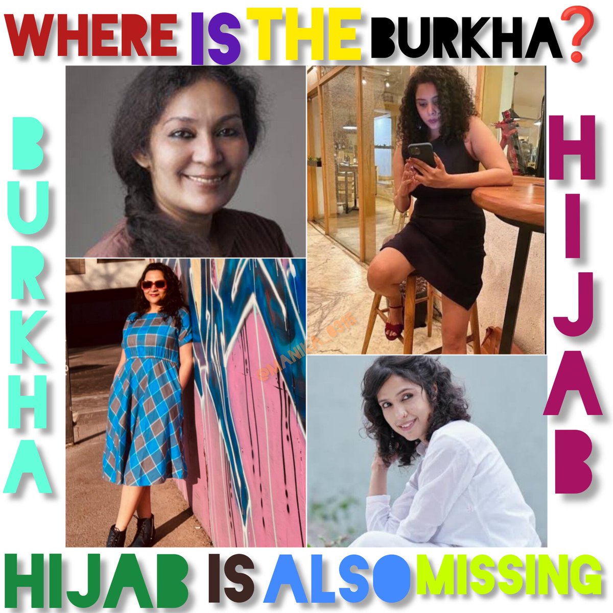 Have you ever seen them in Burkha Or Hijab ? #HijabFreeBharat
