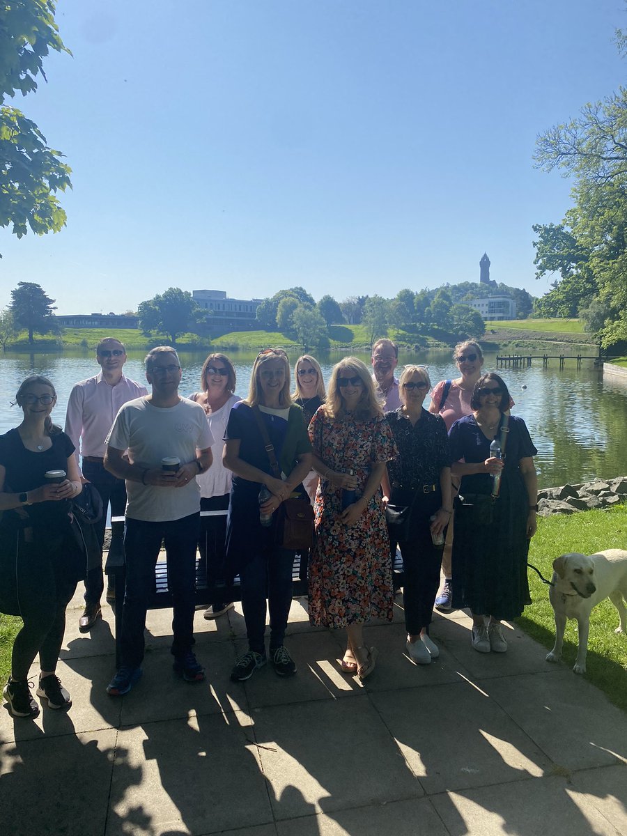 A glorious morning for Take a Walk Outdoors. Get Walking & Talking! Take a Walk Outdoors - the last Tuesday of the month, 09.30. Join us for our next networking event, Hub Club on Friday 9th June 08.30 at Stirling University Innovation Park Ltd: lnkd.in/eiumdvmN