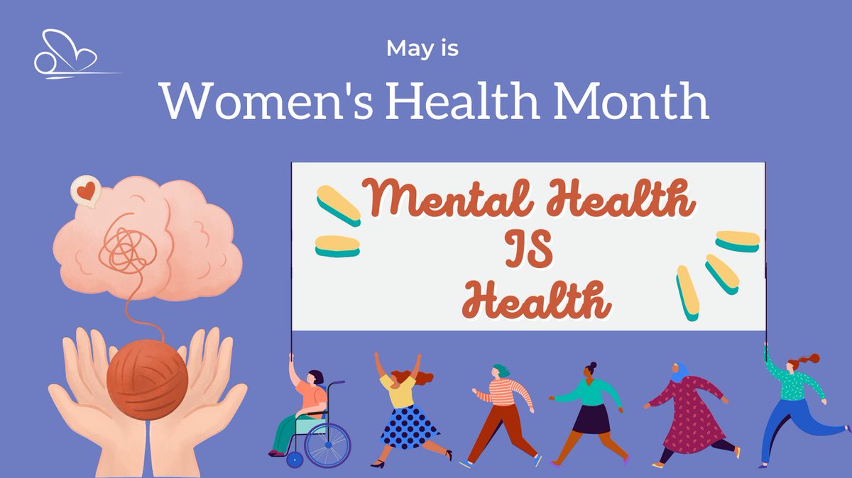 May is Women's Health Month and we see the integral connection between mental health and overall well-being for women. Today, let's remember that taking care of our mental health is just as important as taking care of our physical health. 

#WomensHealthMonth #MentalHealthMatters