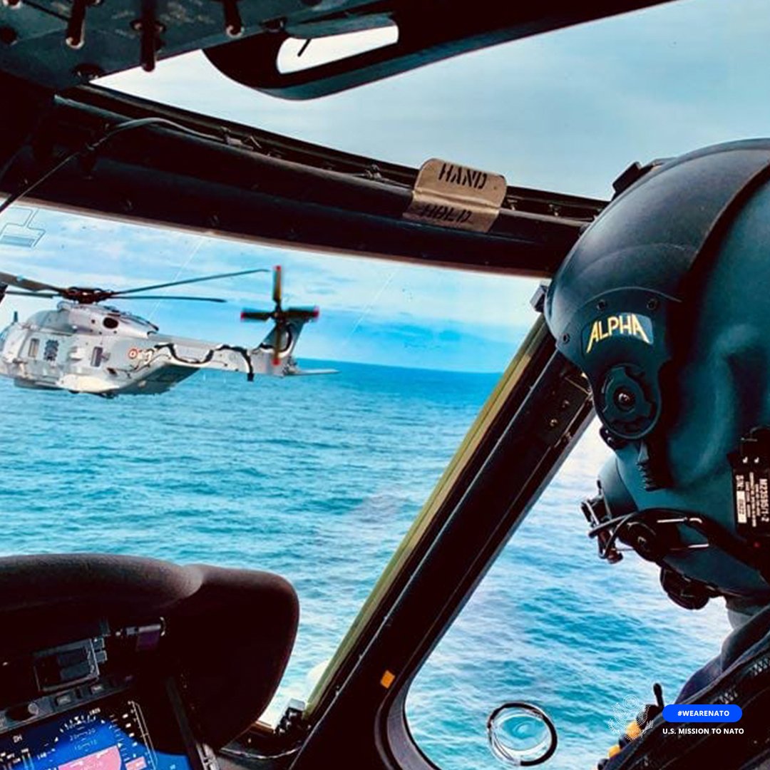 USNATO's tweet image. In the frigid waters off the North Atlantic Ocean, @NATO Allies put their experience, weapons systems, and procedures to the test.
Exercise Formidable Shield is a biennial integrated air and missile defense incorporating multiple Allied ships, ground, and aviation forces.…