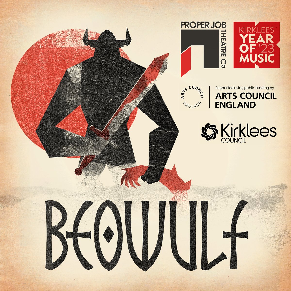 Proper Job Theatre (@properjobtheatr) on Twitter photo ⚔️Beowulf⚔️
We are delighted to announce our next production, Beowulf, as part of <a href="/musicinkirklees/">Music in Kirklees</a> 🙌
A spectacular, site-specific event transporting the audience to the Great Mead Hall of King Hrothgar👑
Game of Thrones comes to Huddersfield...🐉
musicinkirklees.co.uk/en-UK/page/646… ⚔️Beowulf⚔️
We are delighted to announce our next production, Beowulf, as part of <a href="/musicinkirklees/">Music in Kirklees</a> 🙌
A spectacular, site-specific event transporting the audience to the Great Mead Hall of King Hrothgar👑
Game of Thrones comes to Huddersfield...🐉
musicinkirklees.co.uk/en-UK/page/646…