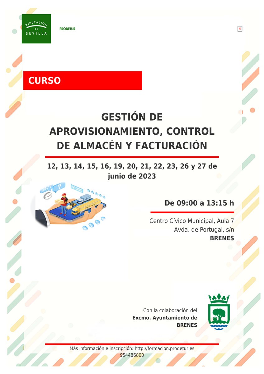 Ayuntamiento de Brenes (@aytobrenes) on Twitter photo #Formación |ðð²ððð¶ðŒÌð» ð±ð² ð®ðœð¿ðŒðð¶ðð¶ðŒð»ð®ðºð¶ð²ð»ððŒ, ð°ðŒð»ðð¿ðŒð¹ ð±ð² ð®ð¹ðºð®ð°ð²Ìð» ð ð³ð®ð°ððð¿ð®ð°ð¶ðŒÌð» ð©âðŒðŠ
Acción formativa presencial y gratuita en #Brenes a través de #Prodetur.
Más â¹ïž e ð¶ð»ðð°ð¿ð¶ðœð°ð¶ðŒð»ð²ð ð formacion.prodetur.es/?pag=cursos/fi⊠#Formación |ðð²ððð¶ðŒÌð» ð±ð² ð®ðœð¿ðŒðð¶ðð¶ðŒð»ð®ðºð¶ð²ð»ððŒ, ð°ðŒð»ðð¿ðŒð¹ ð±ð² ð®ð¹ðºð®ð°ð²Ìð» ð ð³ð®ð°ððð¿ð®ð°ð¶ðŒÌð» ð©âðŒðŠ
Acción formativa presencial y gratuita en #Brenes a través de #Prodetur.
Más â¹ïž e ð¶ð»ðð°ð¿ð¶ðœð°ð¶ðŒð»ð²ð ð formacion.prodetur.es/?pag=cursos/fiâŠ