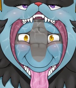 Silver's POV from a stunningly hot predator...~

He's an absolute blushy Lucario who'll submit himself as food 💙