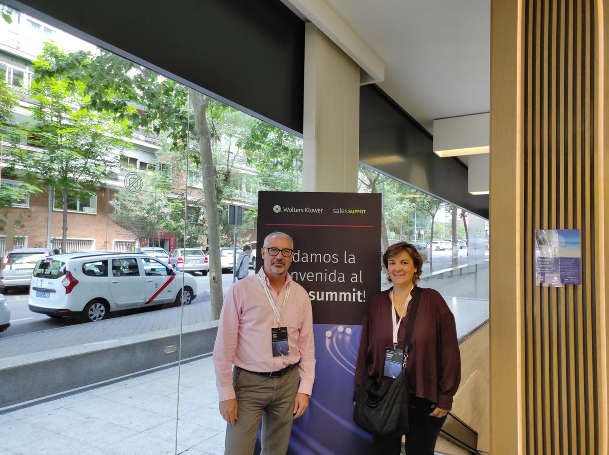solusoft_es's tweet image. Nuestros compañeros Cristina y David, del departamento de ventas de Solusoft, en el evento Sales Summit de @WoltersKluwerEs para recoger conocimientos y experiencia y poder compartirlos con todos nuestros clientes.
#a3erp #softwaredegestionempresarial