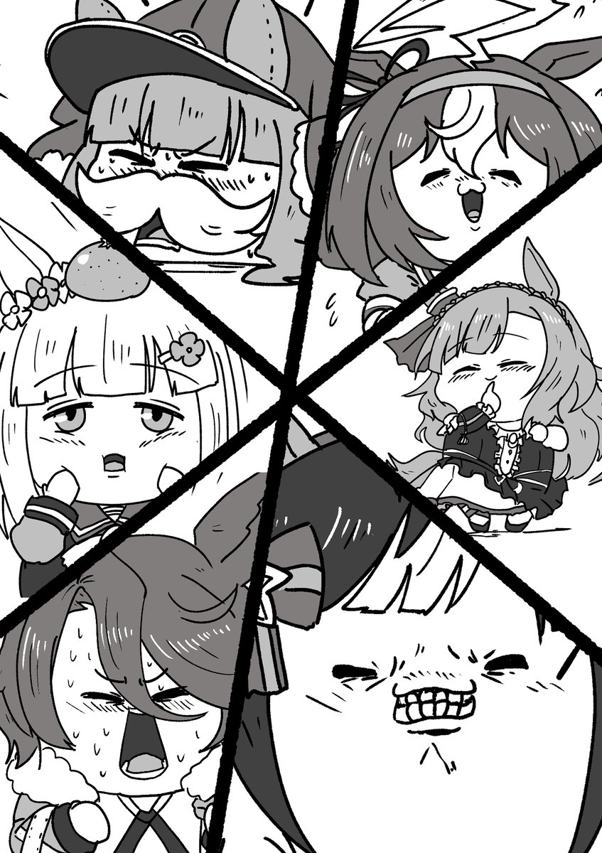 #今月描いた絵を晒そう  いろんな人のアイコンをいじくりまわしちゃった