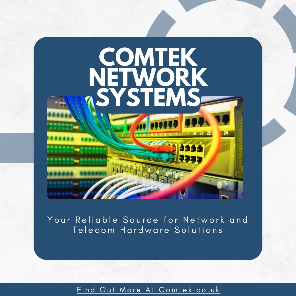 Your Reliable Source for Network and Telecom Hardware Solutions.
comtek.co.uk
#CircularEconomy #NetZero #Sustainability #Reuse #Recycle #Repair #Reduce #NetworkingSolutions #TechEquipment #NetworkInfrastructure