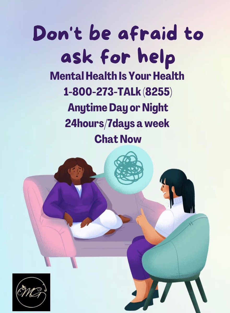 @GordonMiyoshi 

#MentalHealthAwarenessMonth 

Don’t Be Afraid To Ask For Help

National Suicide Prevention Lifeline 

1-800-273-TALk (8255)
Anytime Day or Night  24hours/7days a week , Chat Now! 
#mentalhealth #mentalhealthawareness 
#mentalsupport 
miyoshigordon.com/helpful-resour…