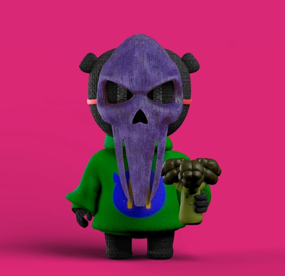 Rojo67889908's tweet photo. Here is my next great mint from @FuryofTheFurNFT i love this green hoodie and the crazy mask. Let me see your new mints 
#FOTF #FOTFFAM #FOTF4LYF https://t.co/zD2Ebp4yPm
