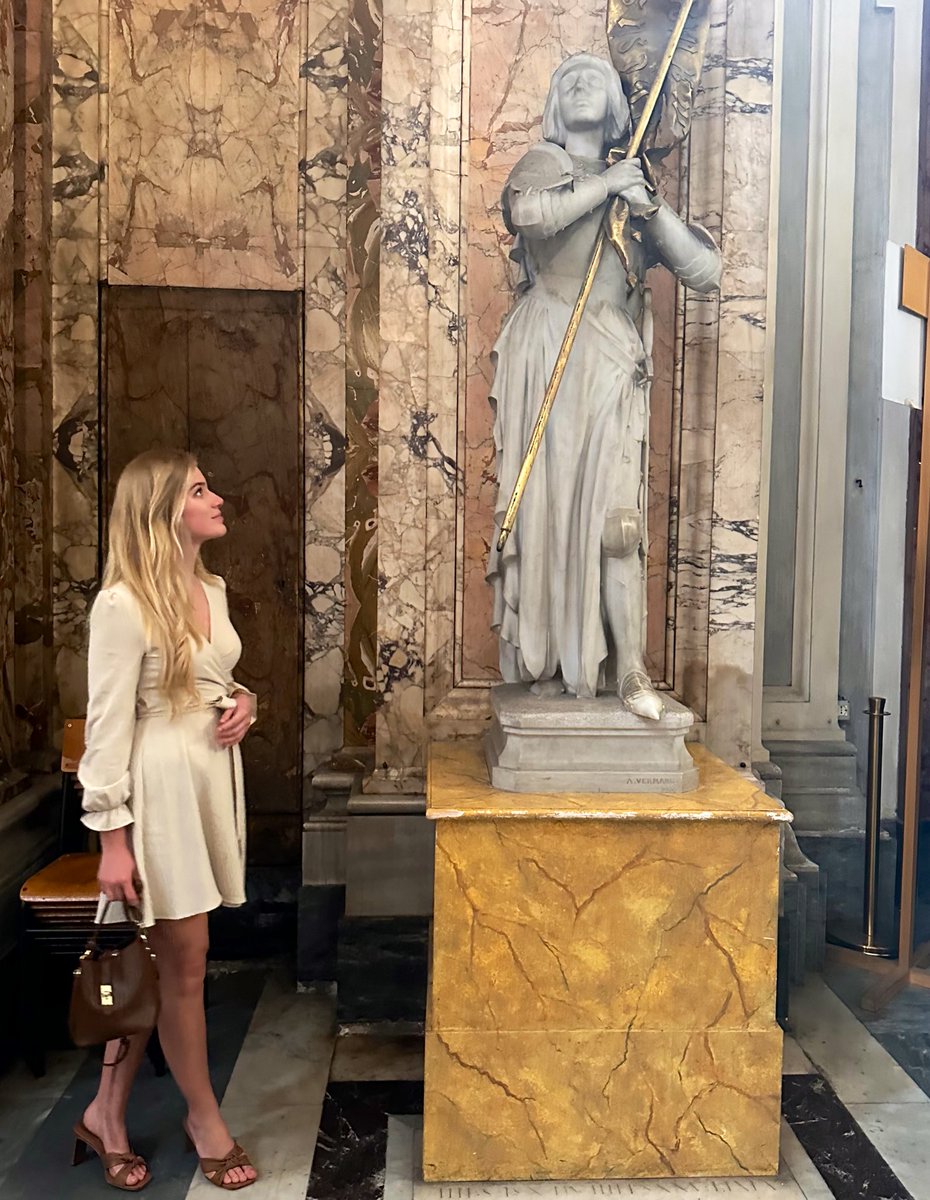 "I am not afraid, for God is with me. I was born for this!" 

Today is the Feast Day of St. Joan of Arc and therefore my first Name Day as a Catholic. 🙏🏻✝️