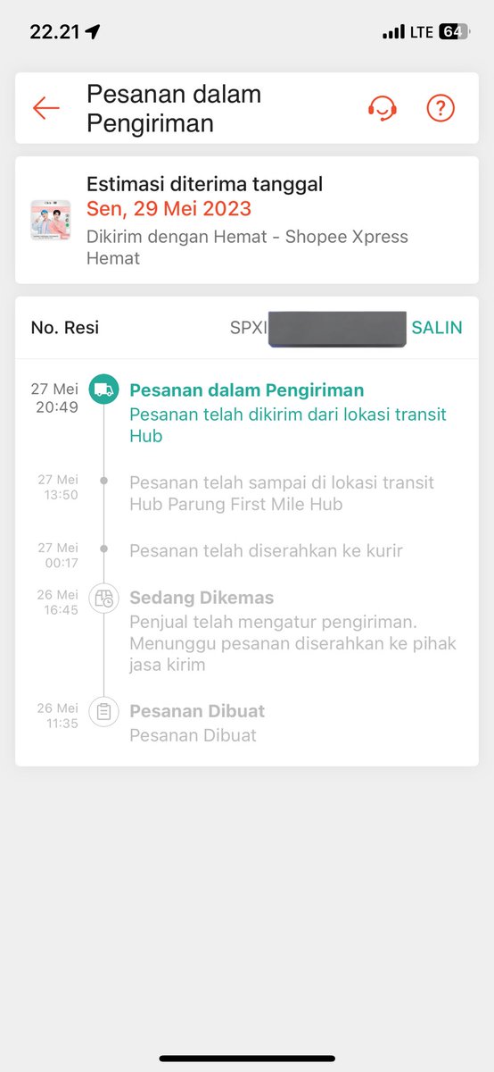 frailstation's tweet image. bro its been 3 days from tangerang what kind of damned business are you on @ShopeeID @ShopeeCare #ShopeeExpress
