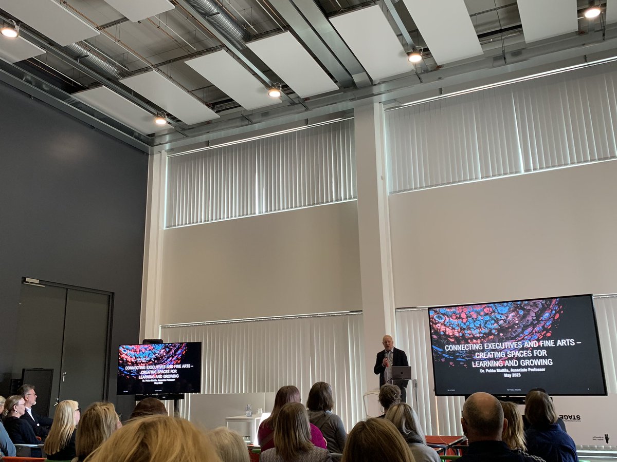 ’How do you bring together executives and fine arts?’ asks <a href="/pekkamattila/">Pekka Mattila</a> Associate Professor at <a href="/AaltoBIZ/">Aalto BIZ</a> #publicart