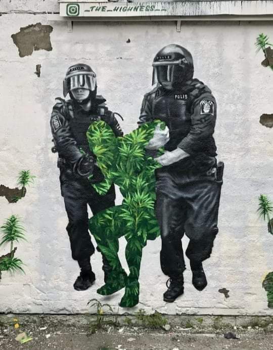 PatrickFavrel's tweet image. #StreetArt : #Ecologist and #PoliceViolence