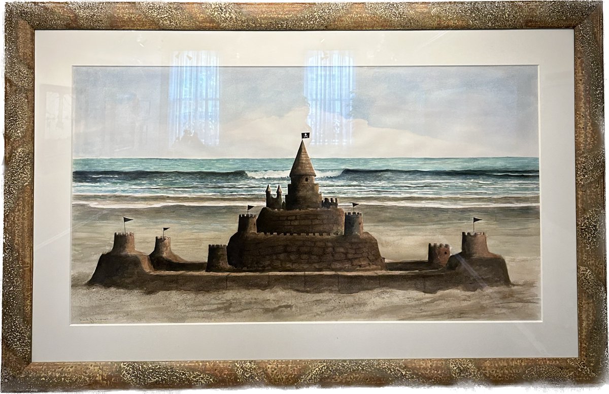 Celebrate the unofficial start of summer with “Sand Pirates” by Karl J. Kuerner. 🏴‍☠️ 

Exhibit ends soon! Find the perfect piece for your home by June 2nd. 

#theartofkarljkuerner #artgallery 
#kuernerfarm #art #kuerner  #chestercountypa #chaddsfordpa #brandywine #brandywinevalley