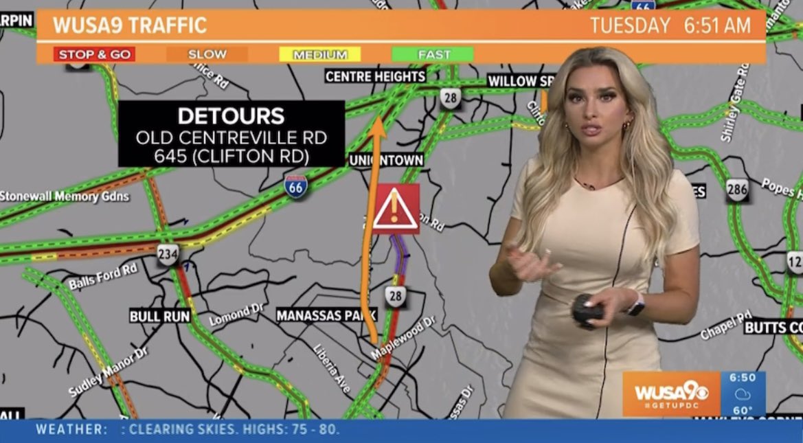 MANASSAS

VA-28 is CLOSED both ways near Blooms Quarry Rd.

🚙 Take Old Centreville Rd or Clifton Rd instead!