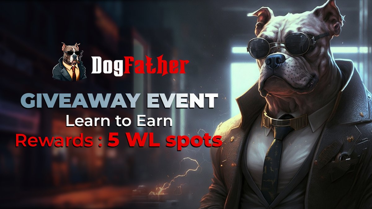 Dogfatherbsc's tweet photo. 🔥HOT HOT HOT🔥

🔫 ANSWER QUESTIONS RECEIVE WHITELIST🎯
🎁 Rewards: 5 Tier 1 WLs🎁 

How to Join: https://t.co/l8I8pQXt1a

⏳ Start time: 15:00 UTC May 30, 2023

🔫🔫🔫go go go🔫🔫🔫 https://t.co/e2wBYjzV2s