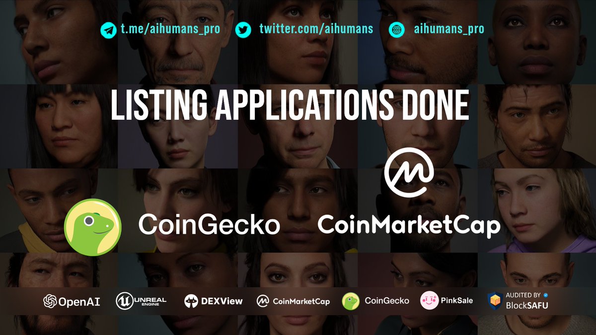 Listing applications to CMC and CG Done!