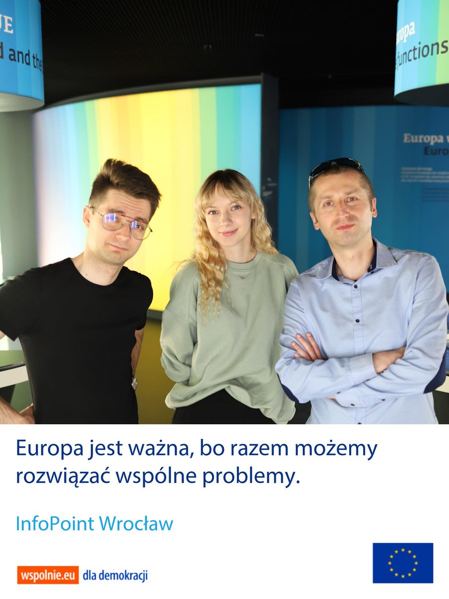 Dzięki uprzejmości @Europarl_PL mogliśmy przedpremierowo zobaczyć #EuropaExperience znajdujące się w Warszawie przy ul. Jasnej 14/16a🇪🇺

Cieszymy się z tego spotkania z Europą! Niedługo także wy będziecie mogli zobaczyć tę interaktywną wystawę i zrobić sobie zdjęcie w fotobudce📸