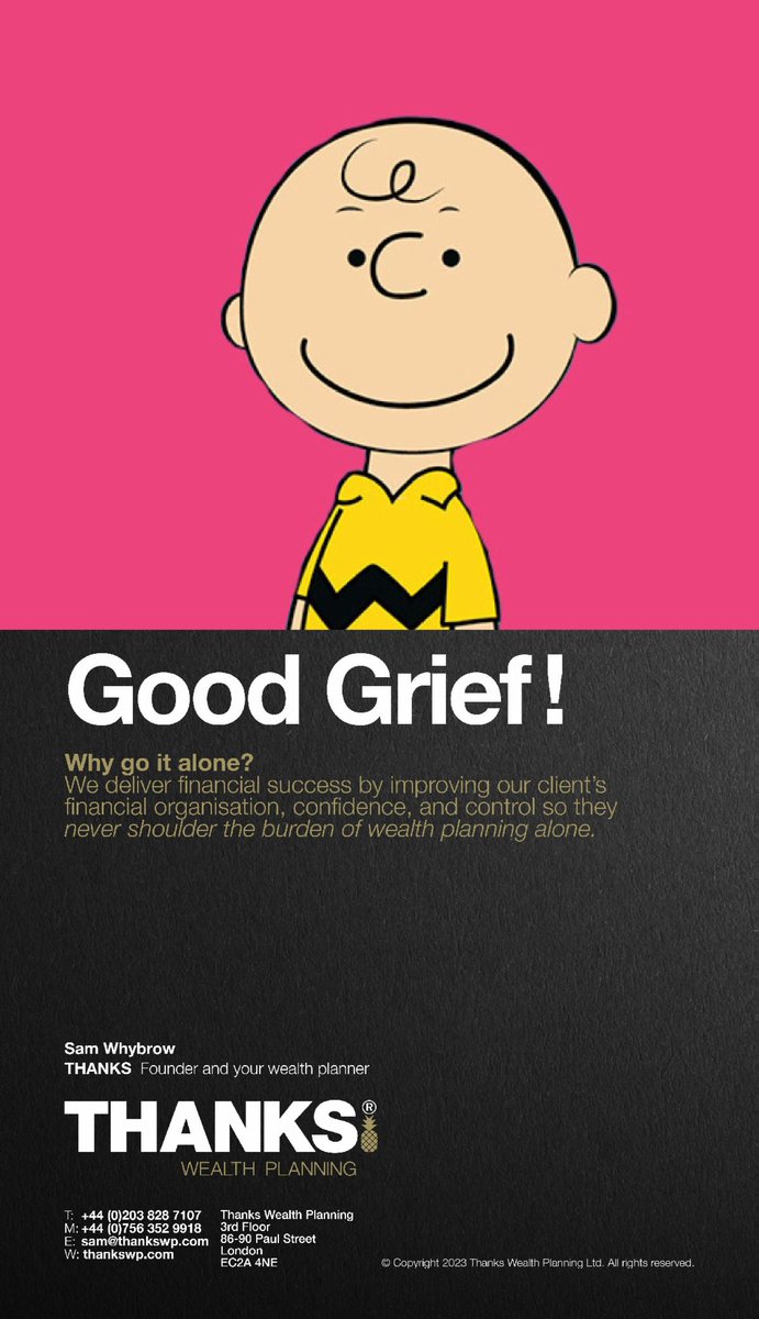 SamWhybrow1's tweet photo. #goodgrief #thankswp #thankswealth #wealthplanning #financialplanning #financialadvice
https://t.co/shbWbngfRb https://t.co/vFw22Q7wl7