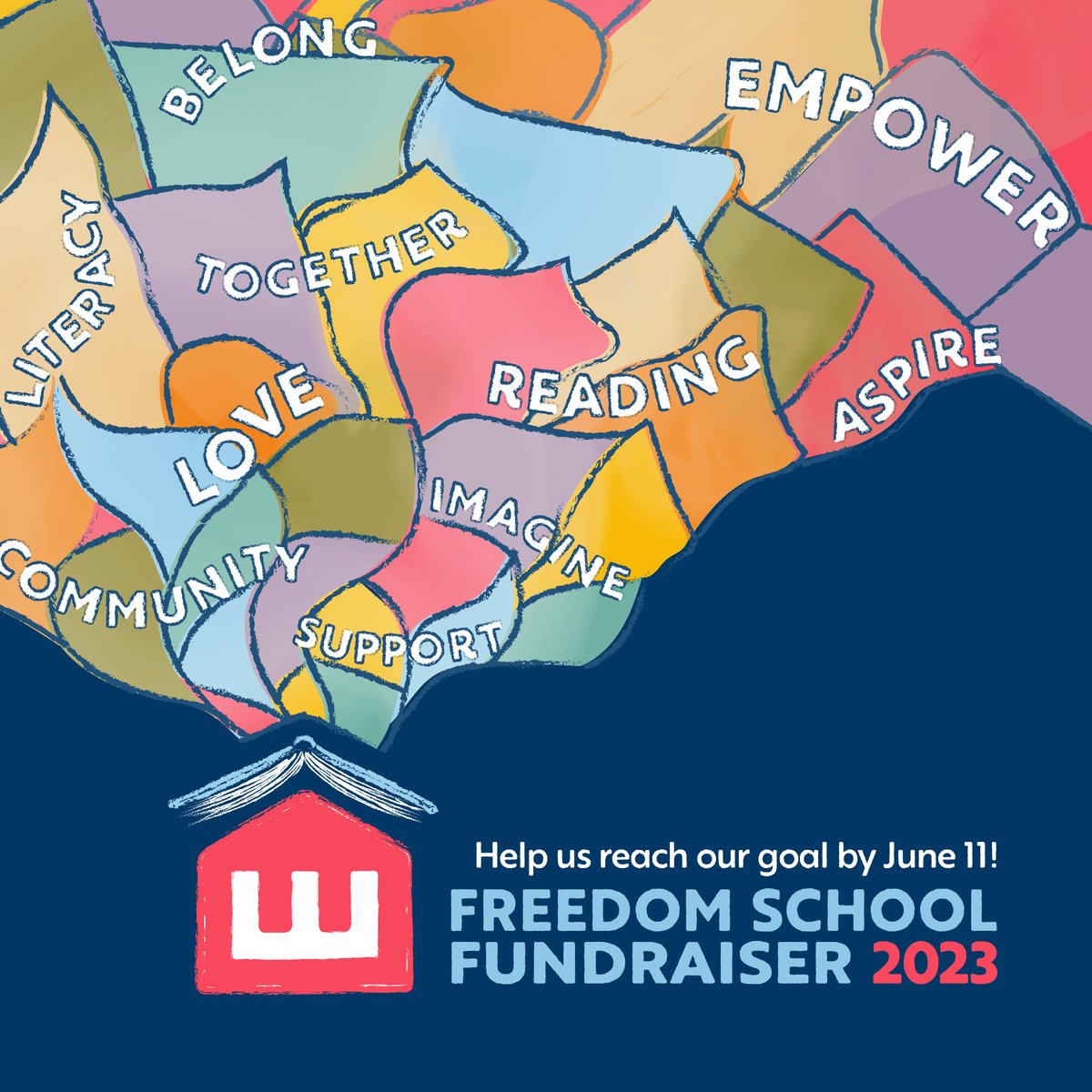 The Emmaus House Freedom School doesn't just provide literacy training; it teaches scholars to love reading. Please share your love of reading by helping us raise $23K before June 11. To donate, visit: emmaushouse.org/2023-FS