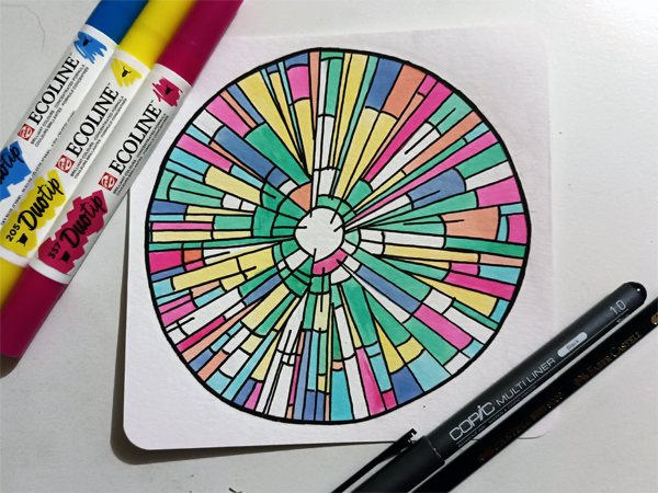 Alibi63791350's tweet photo. @ScrawlrBox  I can't draw circles or straight lines but I still think it turned out alright. #scrawlrchallenge - Kaleidoscope. https://t.co/QXmmDZ7yX8