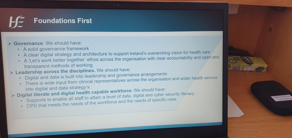 Remote Health Monitoring 'A clear digital strategy & architecture to support Irelands overaching vision for health care' @loretto_grogan at #Telehealth Consulaltation Event 2023 #eHealth4all
