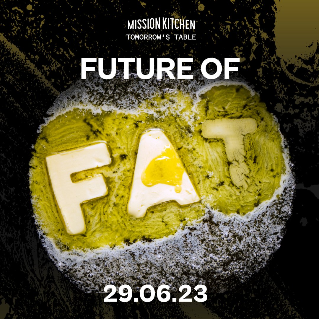 We can’t wait for @mission_kitchen's Future of Fat event next month 🧈 Book your ticket now here: tomorrowstable.org/next-event FFM Members, look out for your unique discount code, in your inboxes soon! #FutureOfFat #MissionKitchen